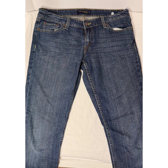 Levi's 524 Too Superlow Bootcut Jeans Dark Wash 11 Medium Stretch Y2K  low rise - Picture 6 of 11